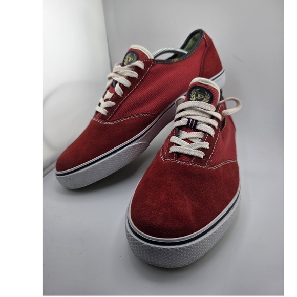 The Unbranded Brand Other - Phat Farm Red Suede Canvas‎ Sneakers Men's Size 11 Casual Lace Up Shoes